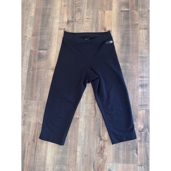 REI Co-Op Women’s Black Crossover Cropped Leggings Size Medium Outdoors Hiking - Picture 1 of 6